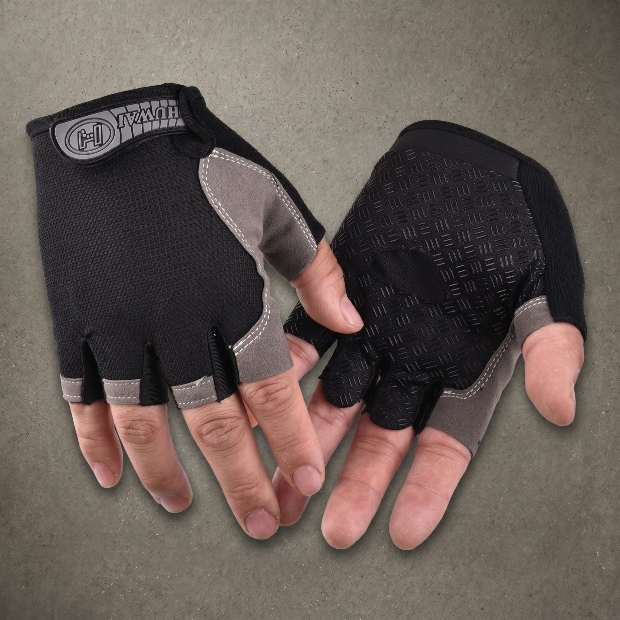 Guantes MTB Semidedos Transpirables Unisex
