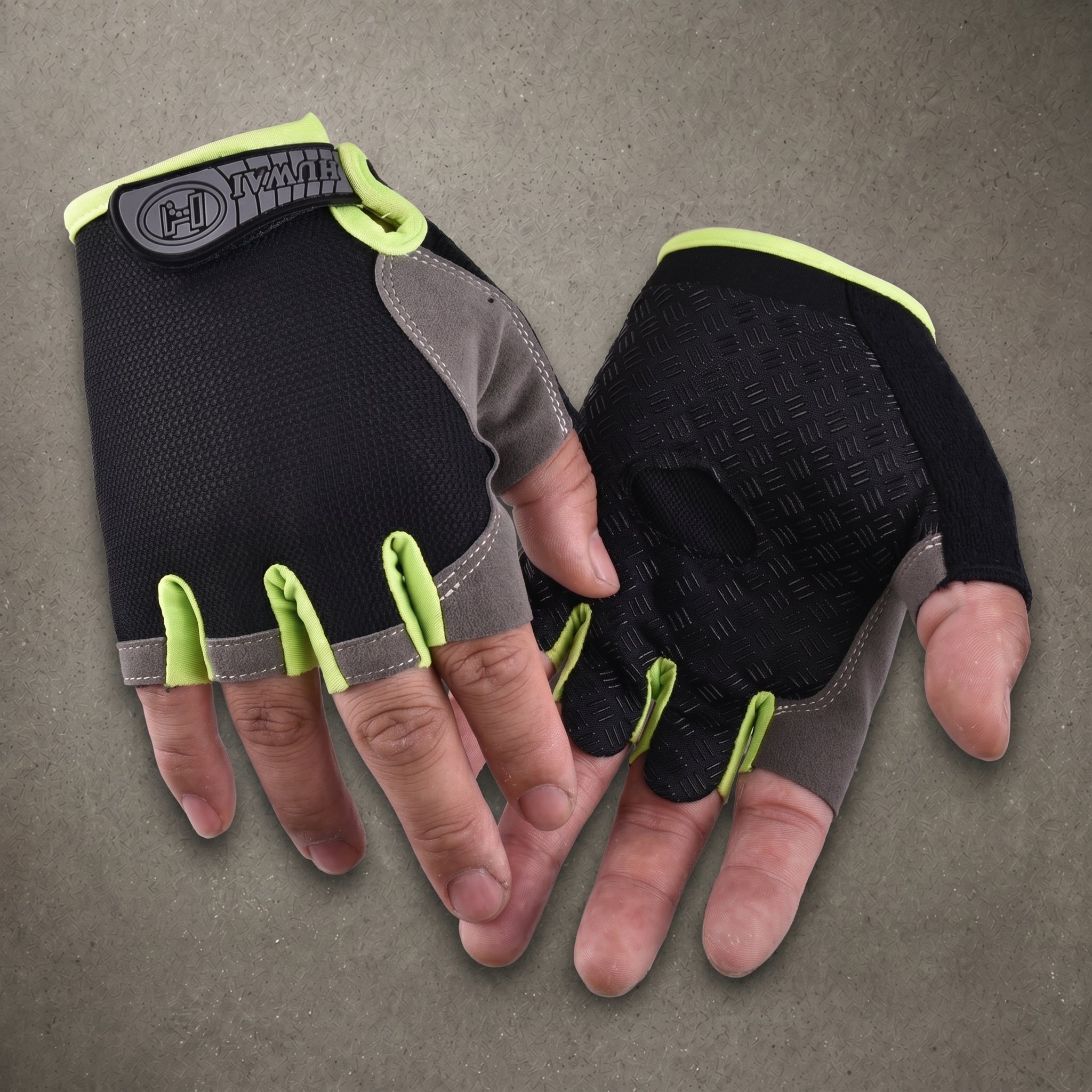 Guantes MTB Semidedos Transpirables Unisex