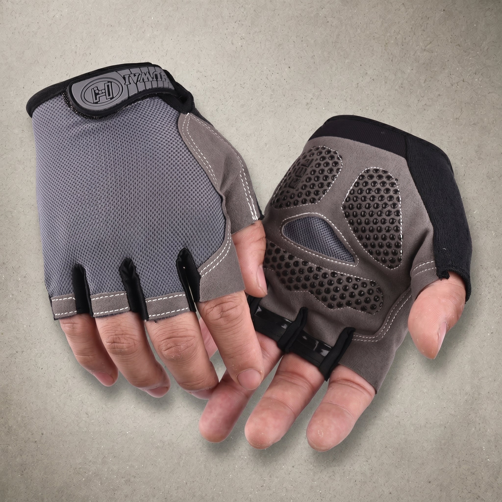 Guantes MTB Semidedos Transpirables Unisex