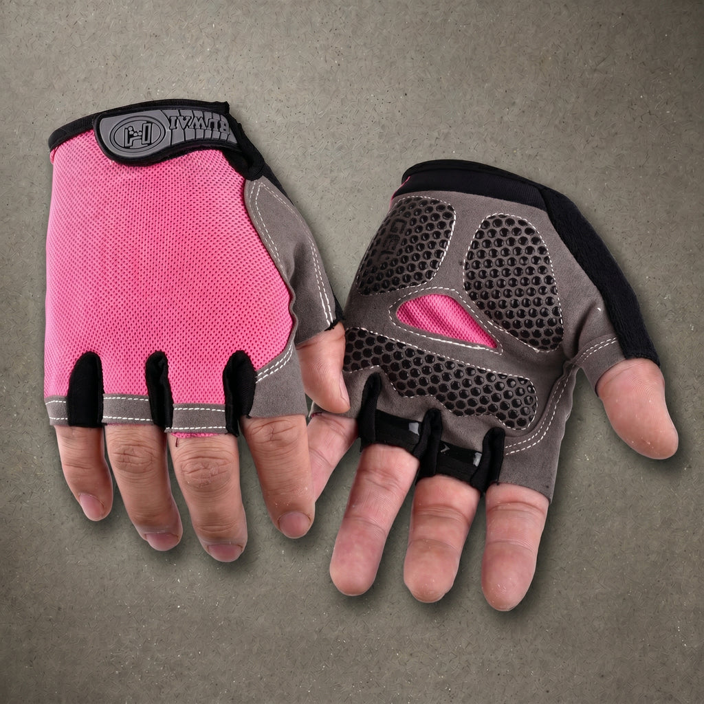 Guantes MTB Semidedos Transpirables Unisex